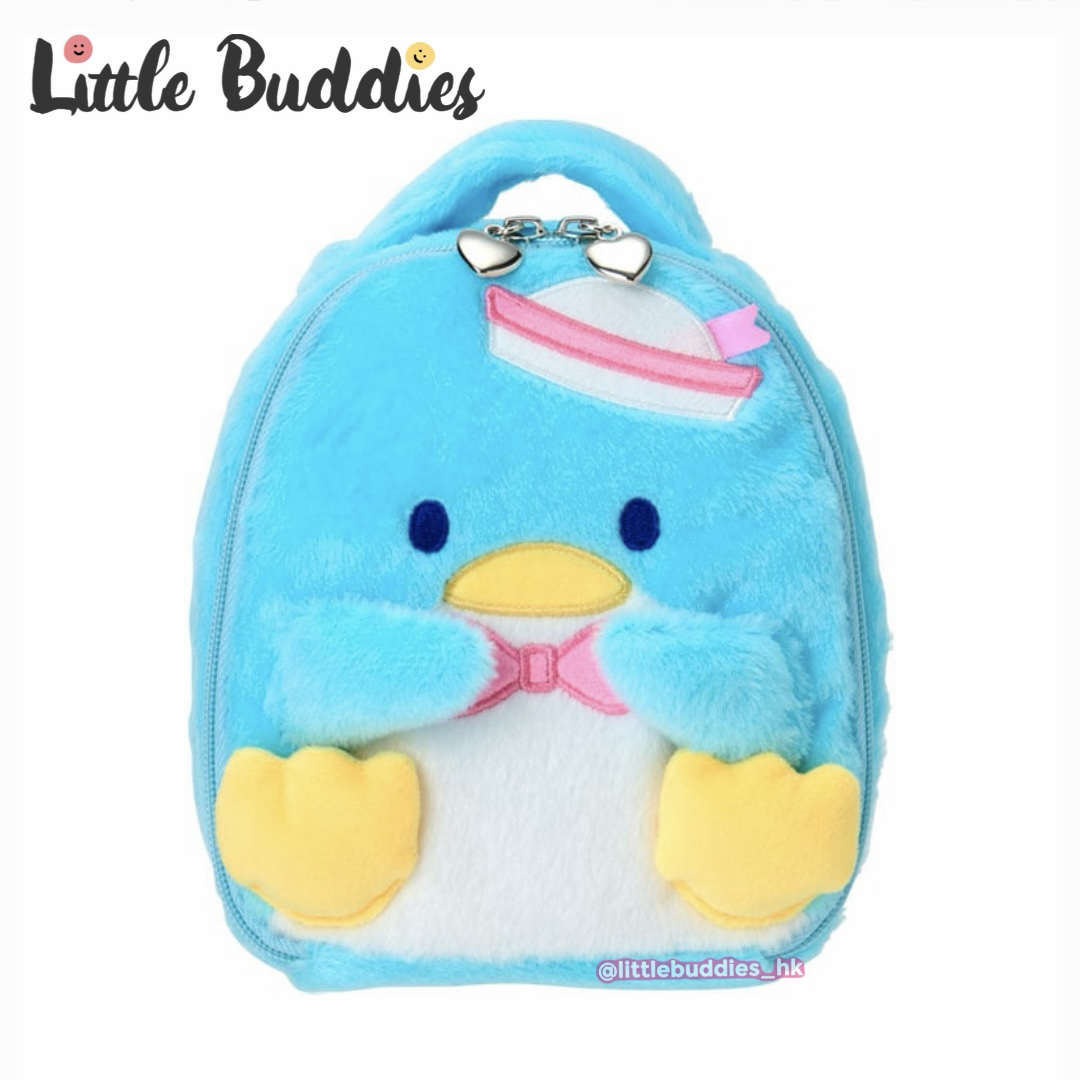 日本 Sanrio Tuxedo Sam 企鵝 咖啡館設計生日系列 - 化妝袋