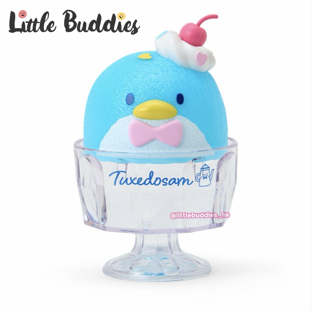 日本 Sanrio Tuxedo Sam 企鵝 咖啡館設計生日系列 - 雪糕造型收納盒