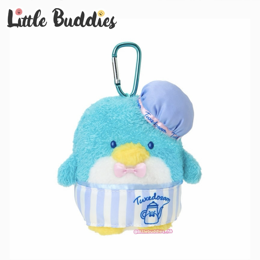 日本 Sanrio Tuxedo Sam 企鵝 咖啡館設計生日系列 - 公仔匙扣