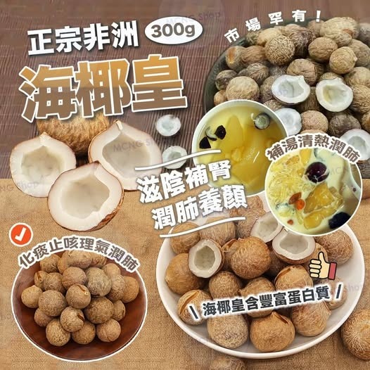 [D3126] 正宗非洲海椰皇 300g