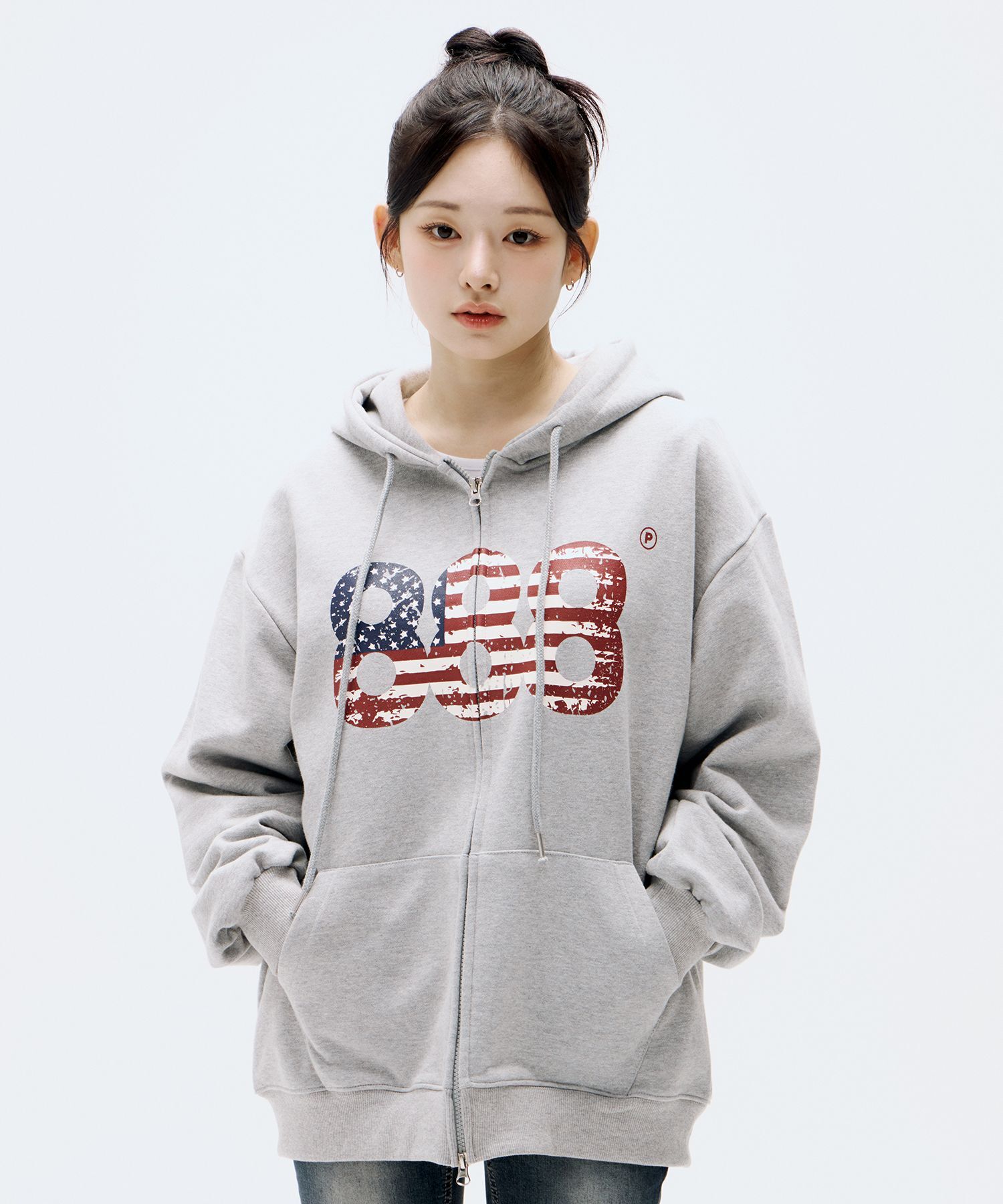 PRIMATE USA NUMBER.888 寬版雙向連帽外套 NO