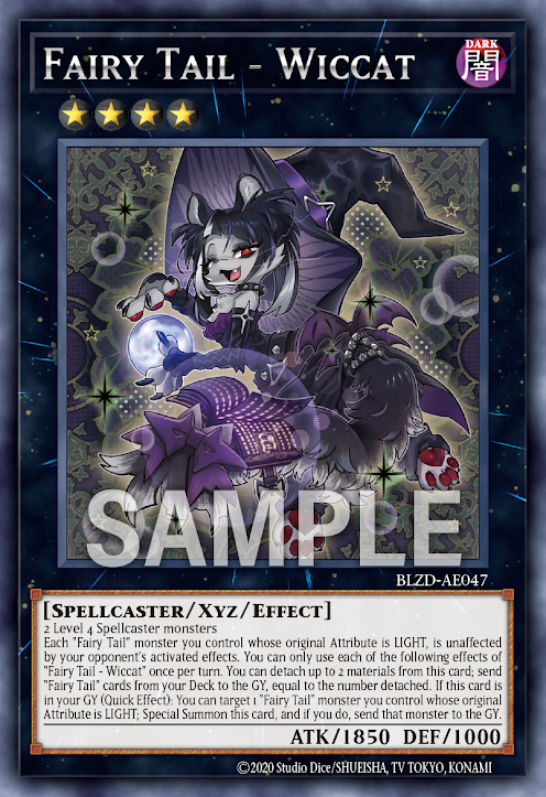 BLZD-AE047 (R/SER)Fairy Tail - Wiccat(妖精傳姬 貓巫婆)