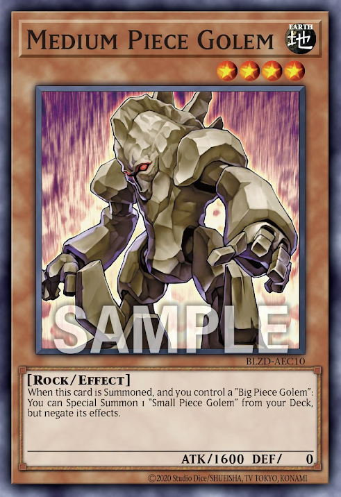 BLZD-AEC10 Medium Piece Golem(中塊石魔)
