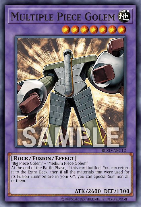 BLZD-AEC12 Multiple Piece Golem(多塊石魔)