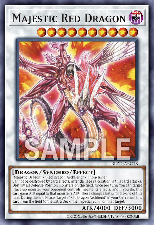 BLZD-AEC18 Majestic Red Dragon(救世魔龍)