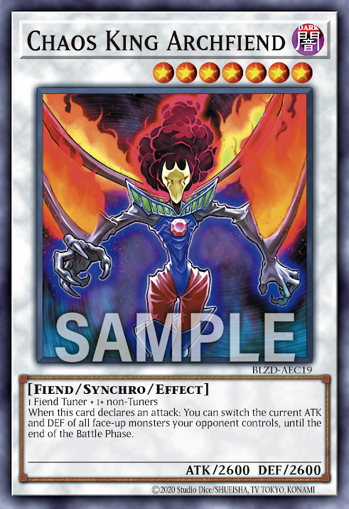 BLZD-AEC19 Chaos King Archfiend(混沌惡魔王)