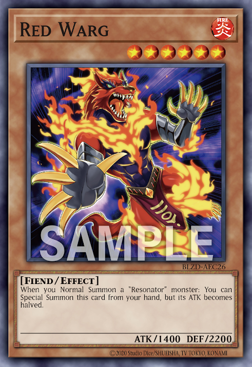 BLZD-AEC26 Red Warg(真紅狼)