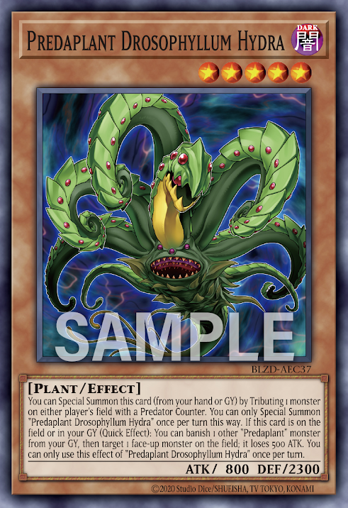 BLZD-AEC37 Predaplant Drosophyllum Hydra(捕食植物 露松水螅龍)