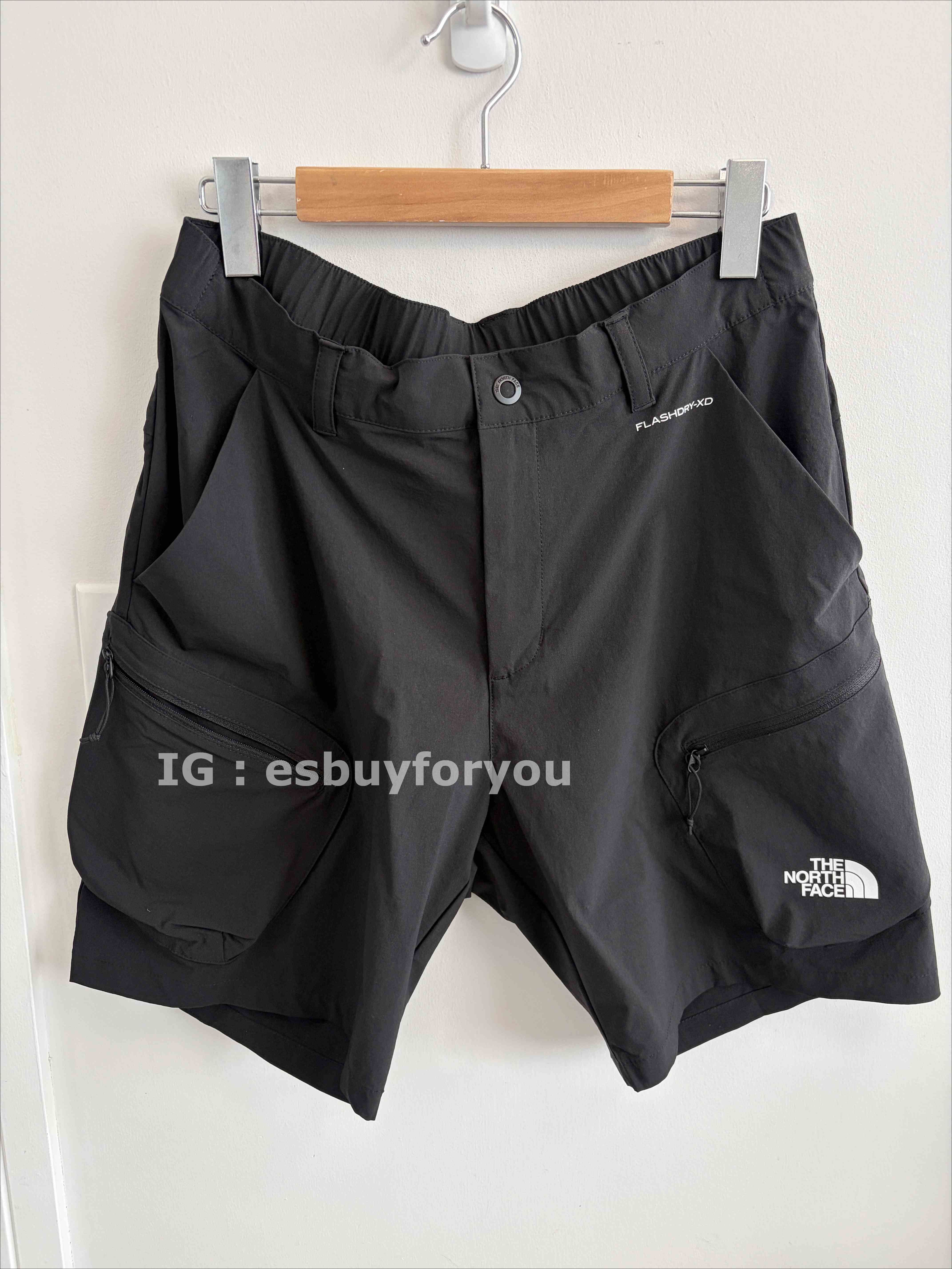 THE NORTH FACE 男款 可收納 機能型 Flashdry-XD速乾 彈性 防潑水 涼感 透氣 排汗 工裝短褲 (2色)