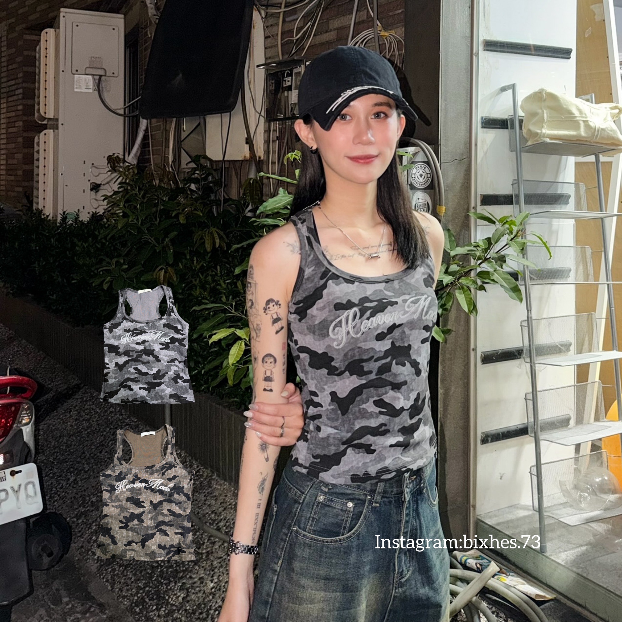 美式迷彩貼身背心(C00001)