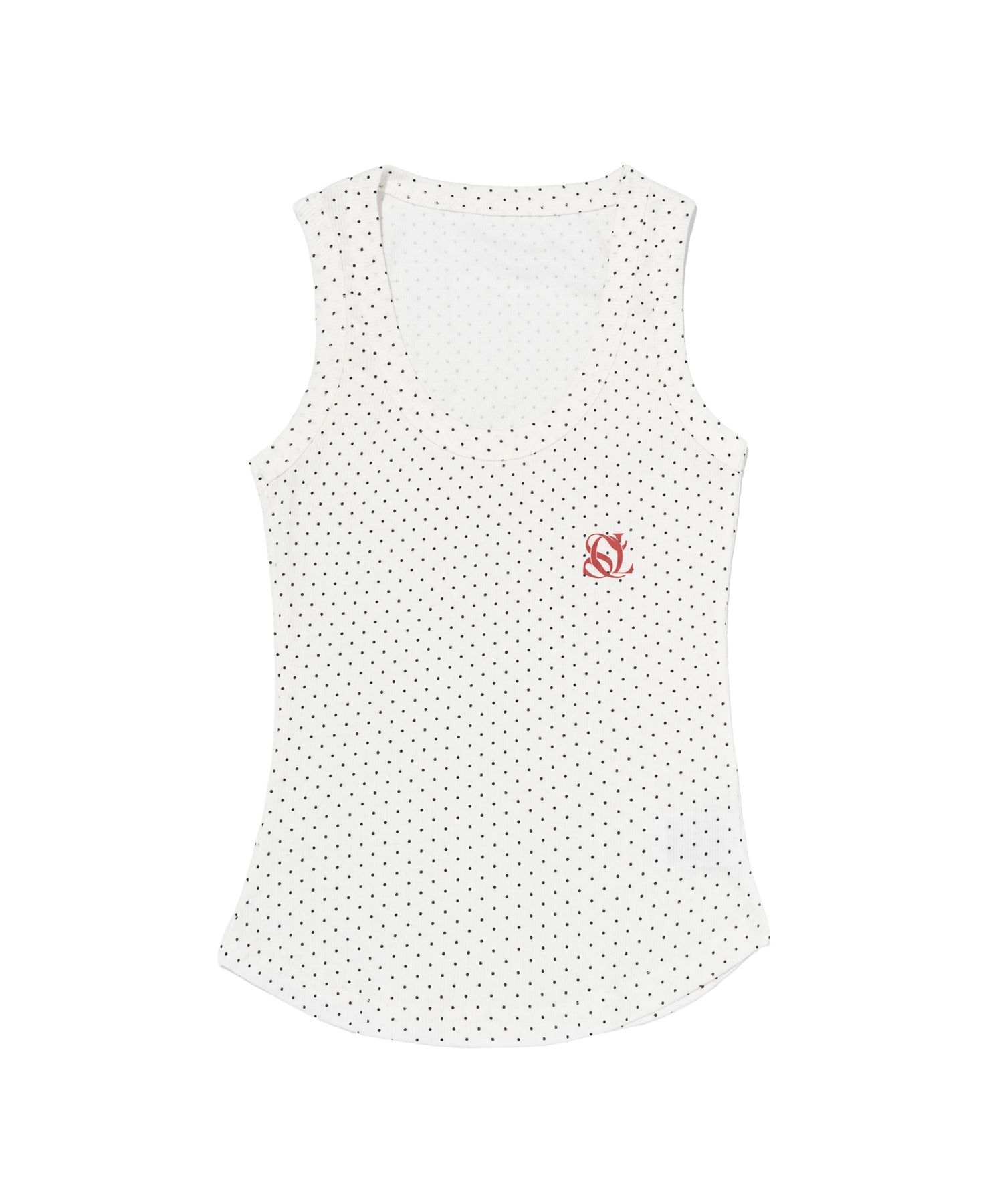 SEOUL APPAREL 圓領波點無袖上衣 SA26SSF0702