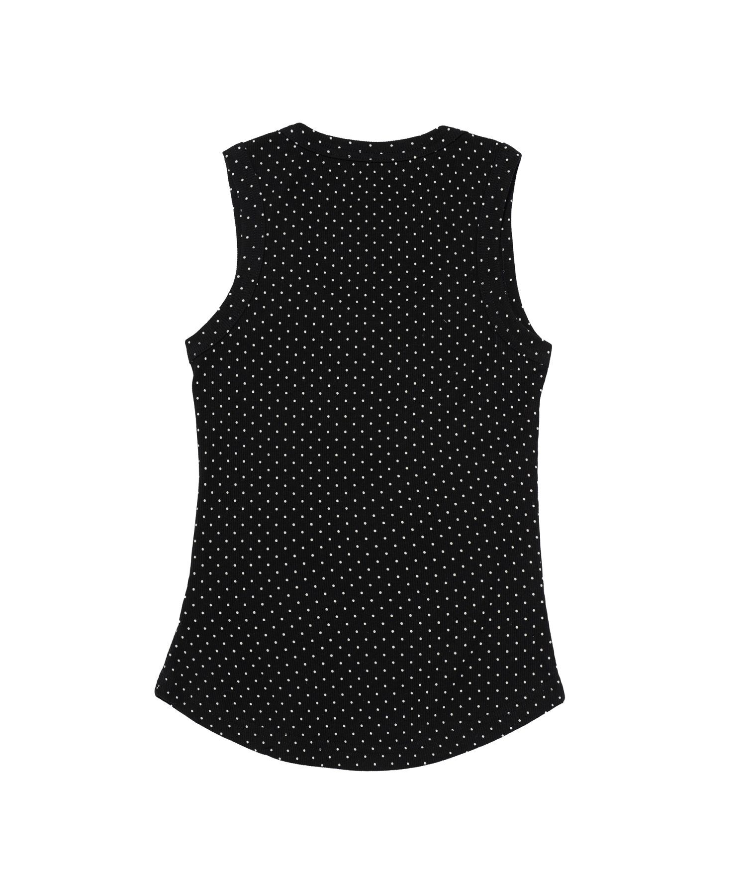 SEOUL APPAREL 波點圓領無袖上衣 SA26SSF0701