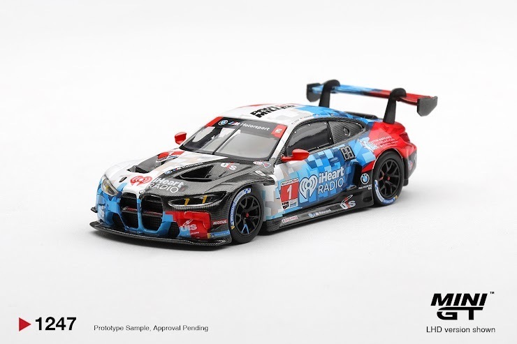 PO-$107 * MINI GT * 1:64 1247 BMW M4 GT3 EVO #1 Paul Miller Racing 2025 IMSA Daytona 24 Hrs LHD