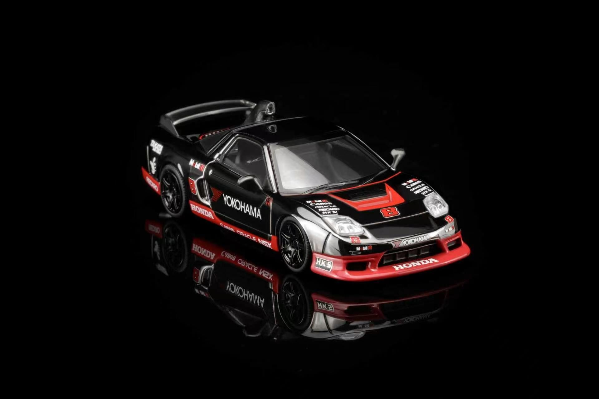 PO-$130 * MOTORHLIX * 1:64 HONDA NSX-R CUSTOM GT GUN GRAY