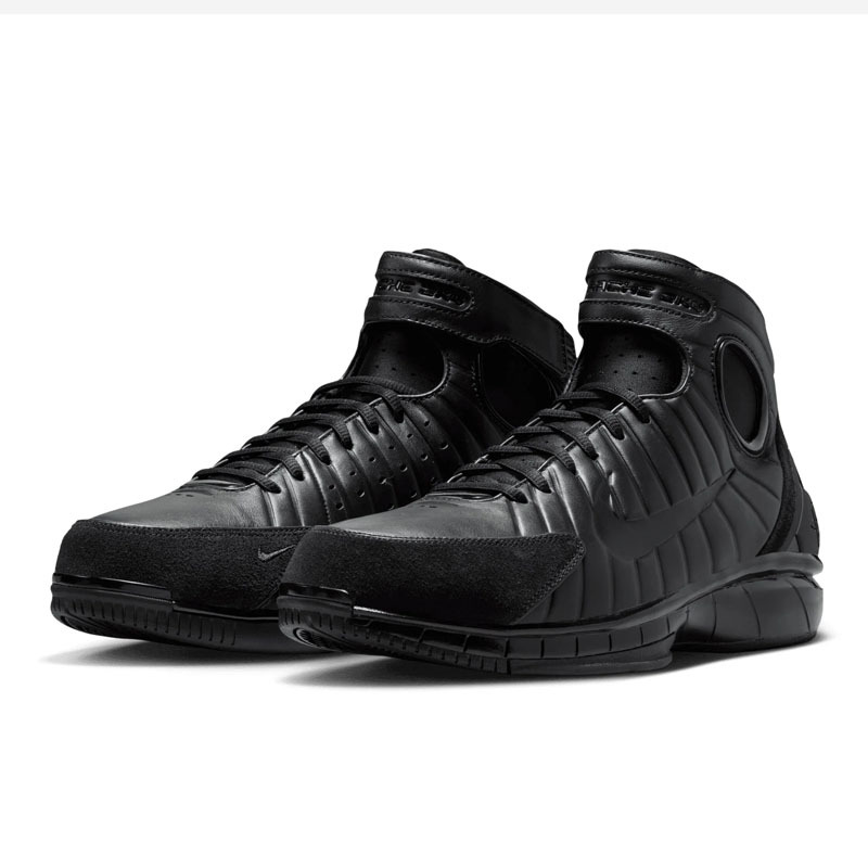 〈海外連線預定〉男鞋 NIKE AIR ZOOM HUARACHE 2K4 全黑 元年配色 實戰籃球鞋【IV0329-001】KOBE