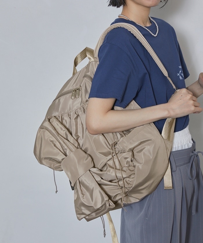 OUTDOOR PRODUCTS / Custom-made Ribbon Backpack / Fits A4 size / 19L