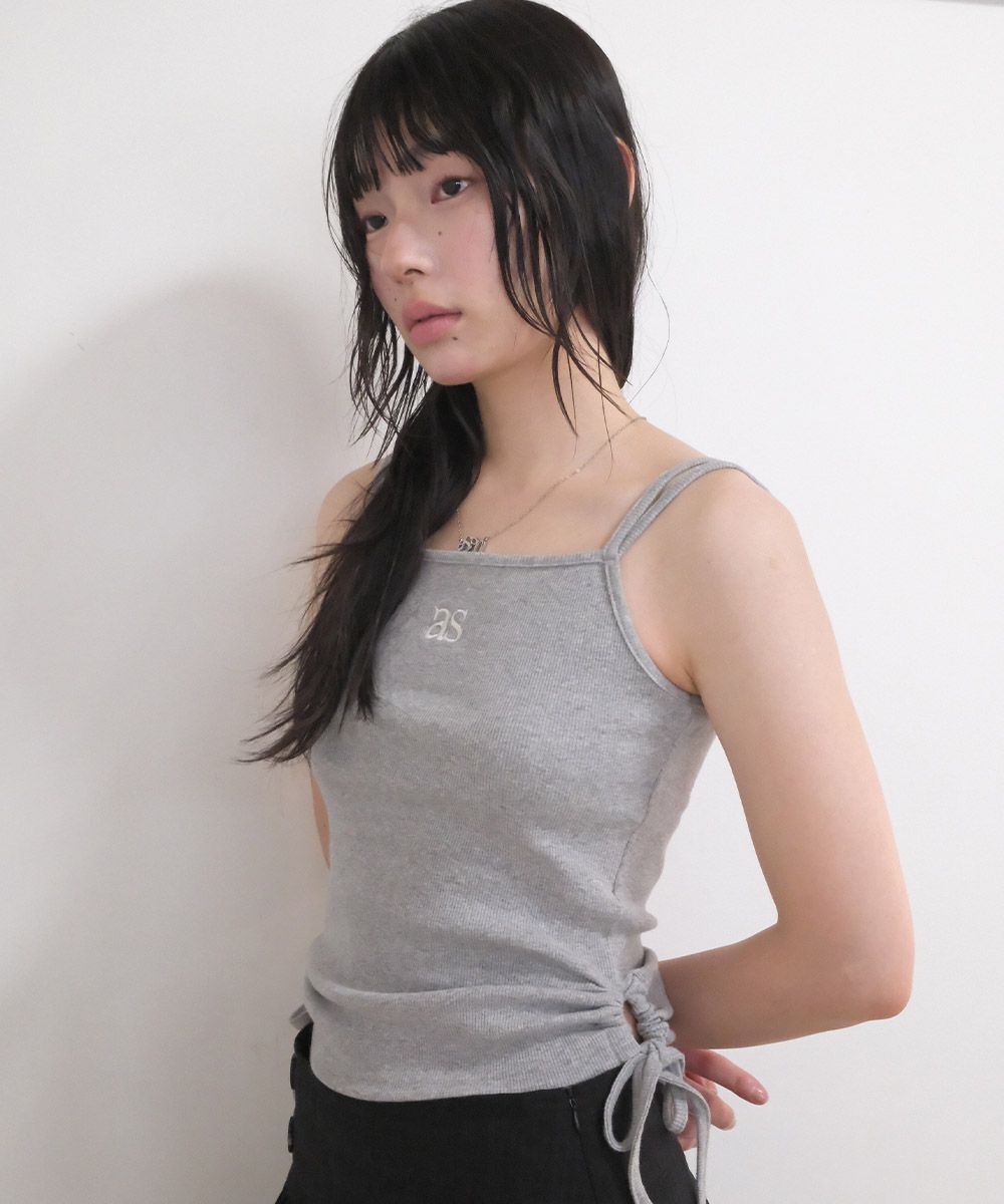 애즈온 層次抽褶無袖上衣 AS_P0000DBI
