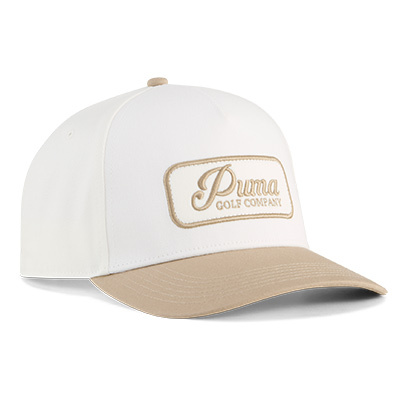 PUMA Golf Cap #027159-01 ,米白/咖啡