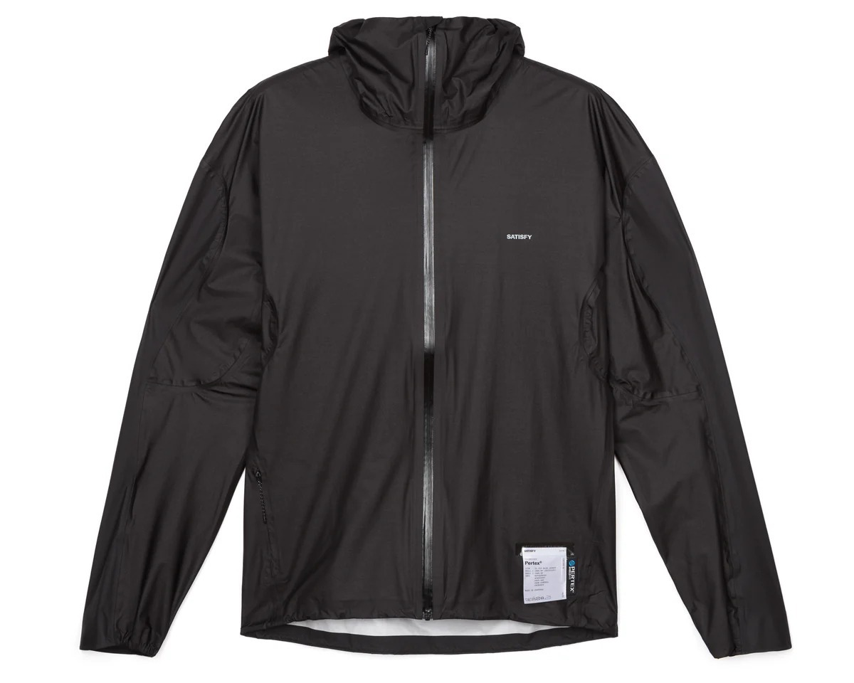 SATISFY｜Pertex® 3L Fly Rain Jacket "Black"