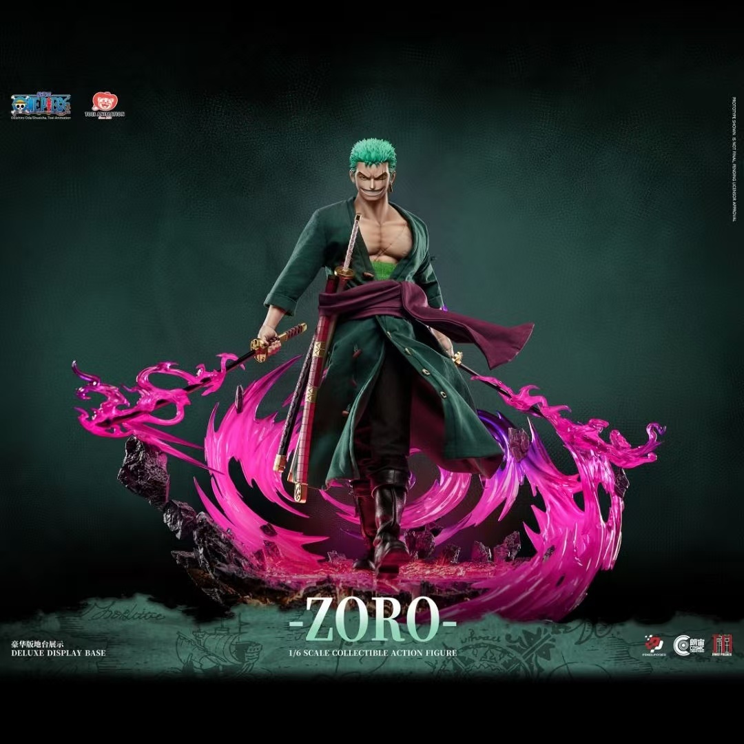 Pixel Poses 1/6 scale One Piece Roronoa Zoro Platinum Silicone Action Figure 海賊王 羅羅諾亞·佐羅