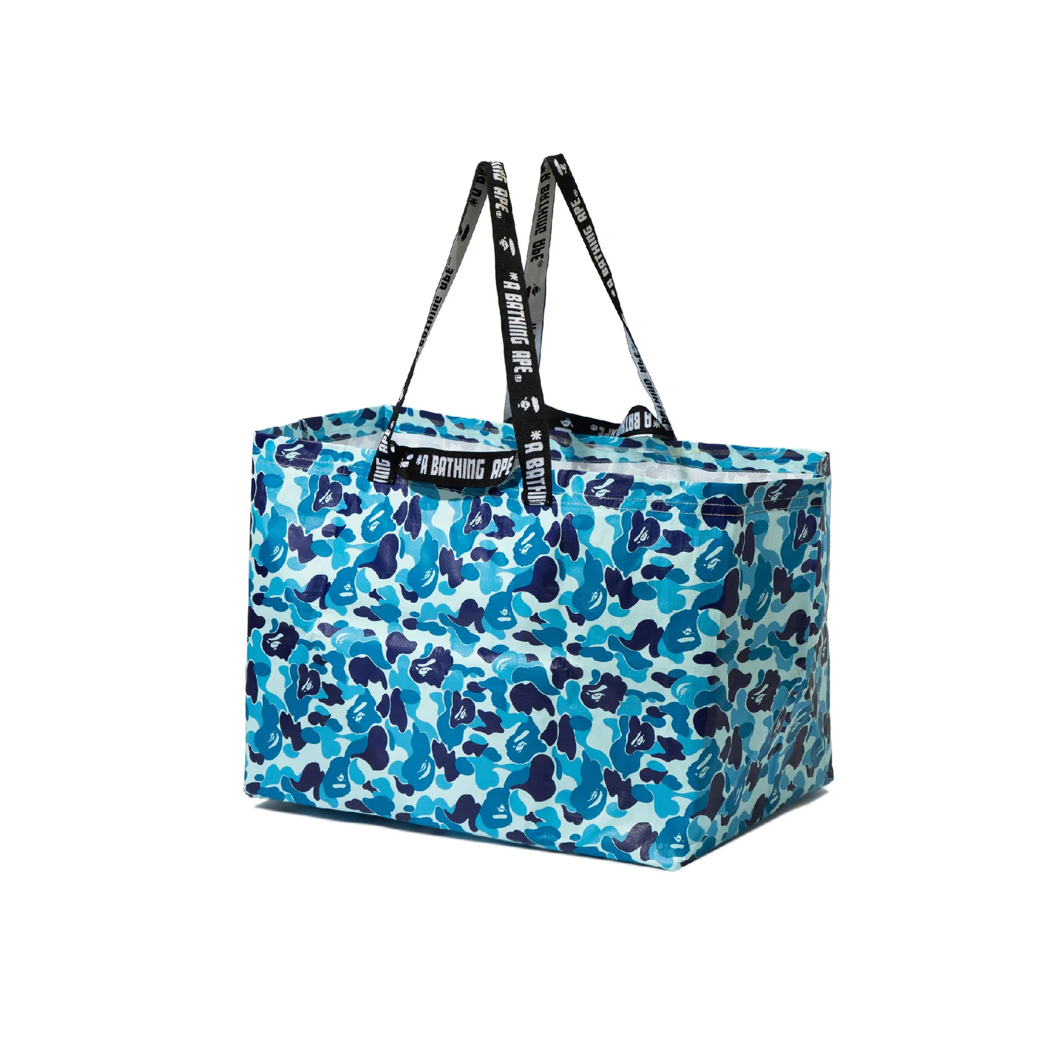 -(B5c01)-A BATHING APE ABC CAMO CARRIER BAG 迷彩 購物袋 尼龍袋