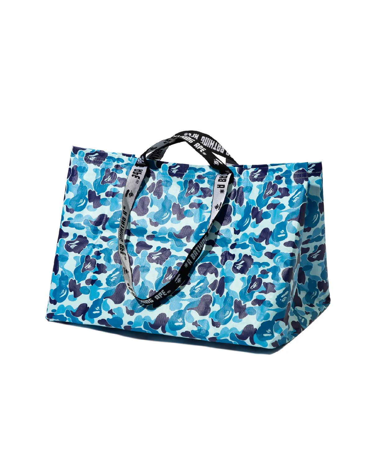 -(B5c01)-A BATHING APE ABC CAMO CARRIER BAG 迷彩 購物袋 尼龍袋