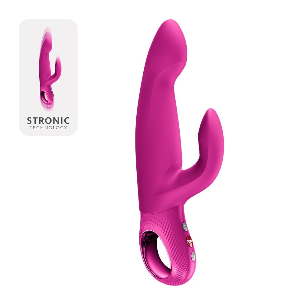 Fun Factory  - Bi Stronic Immerse 抽插式脈衝兔仔震動器 - 紫紅色