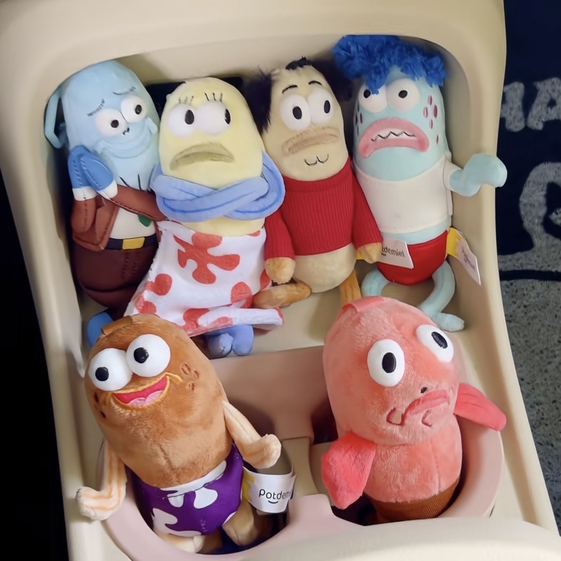 SPONGEBOB 海綿寶寶 比奇堡 路人魚系列 吊飾 絨毛掛件