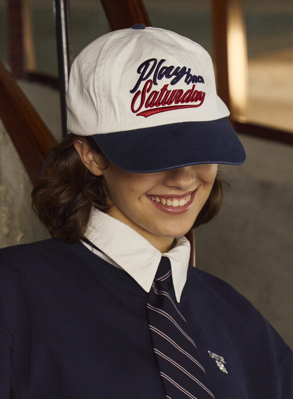 SATUR 90s Playback Contrast Ball Cap
