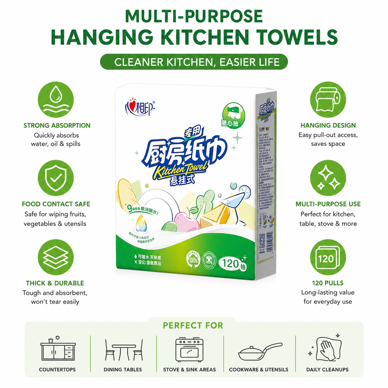 CN233-234 Vinda Hanging Kitchen Towel