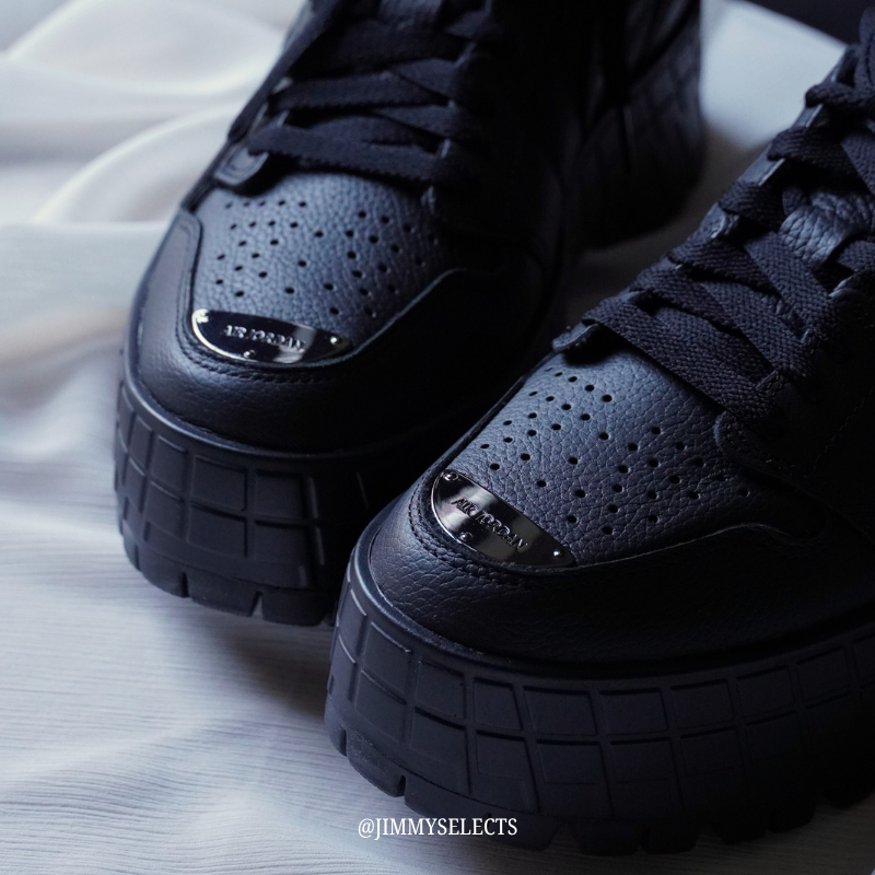 Jordan Air Jordan 1 女款 黑色 低幫休閒鞋 舒適百搭 防滑耐磨 HF3184-001