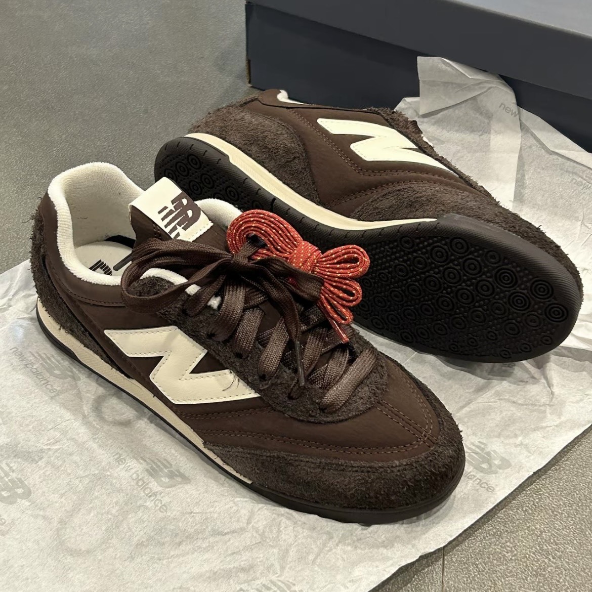 【代購】New Balance RC42  復古低幫休閒鞋｜棕色