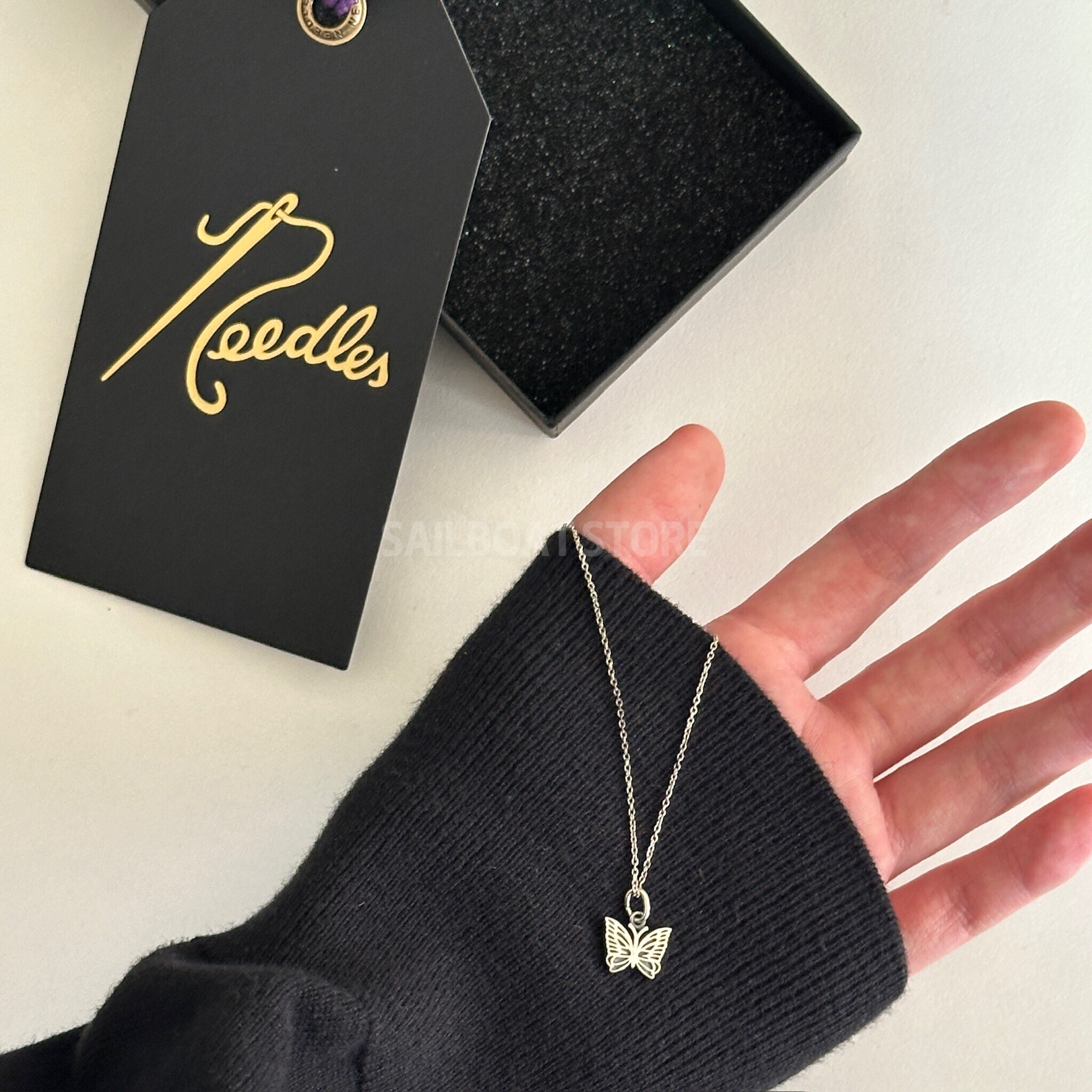 #現貨 🇯🇵日本限定 NEEDLES 925銀 蝴蝶 吊墜項鍊