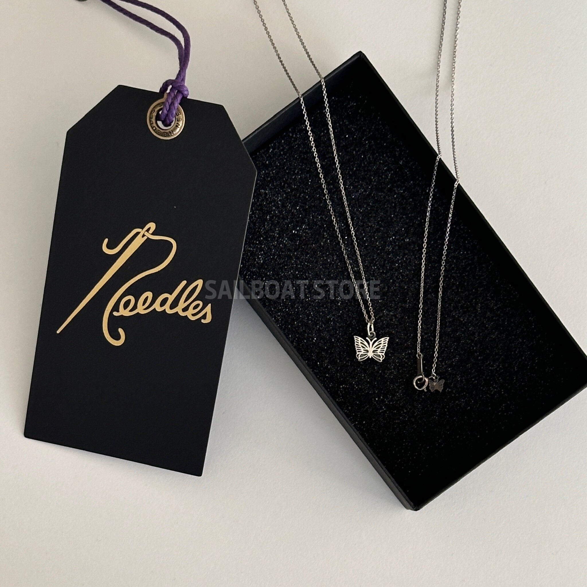 #現貨 🇯🇵日本限定 NEEDLES 925銀 蝴蝶 吊墜項鍊
