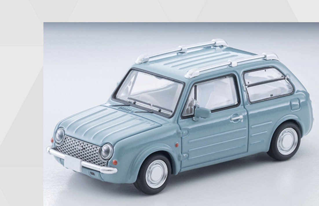 預訂 Pre Order - Tomytec LV-N379a 1989 Nissan PAO (Aqua Gray)