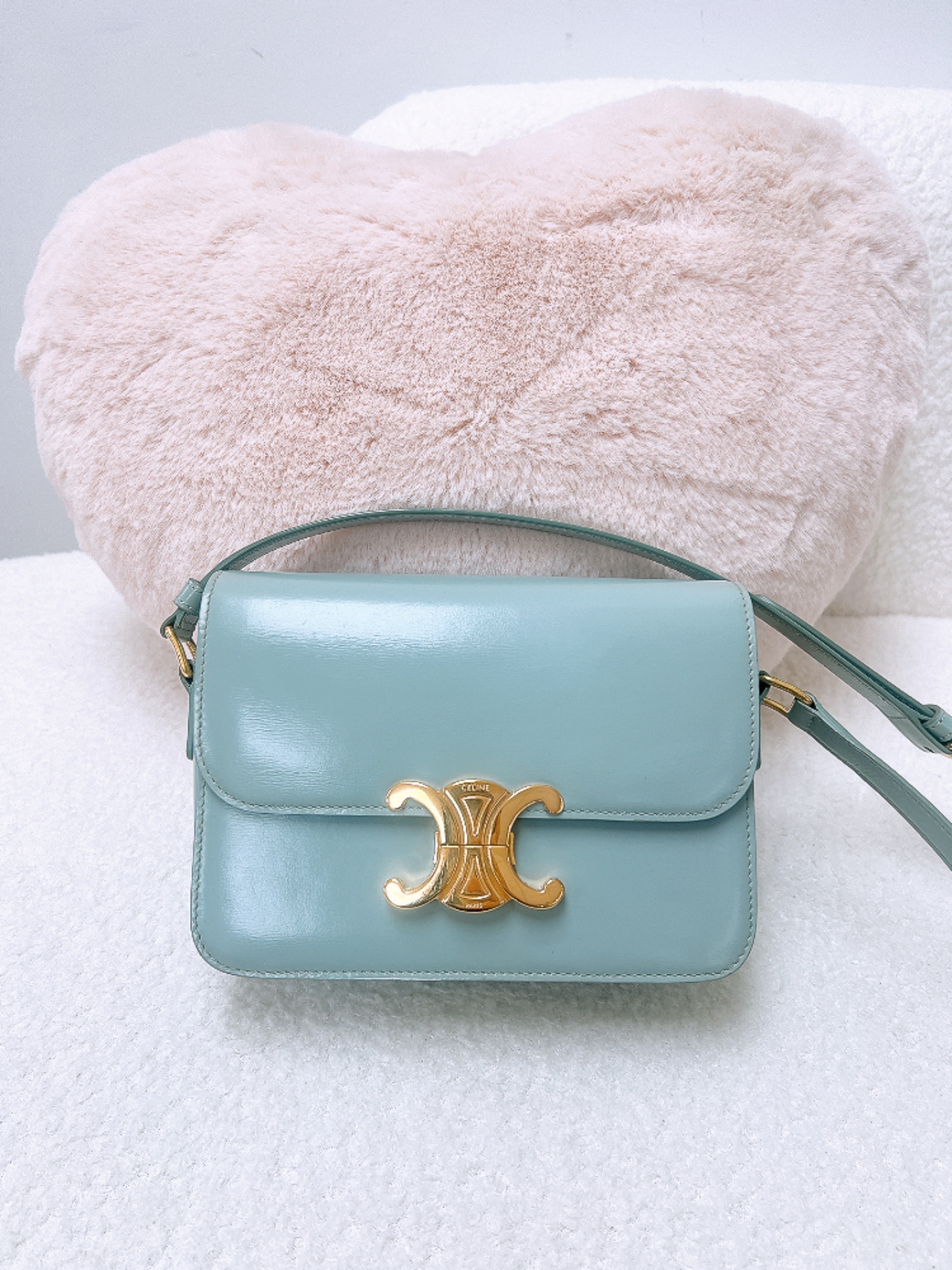 Celine triomphe teen light blue