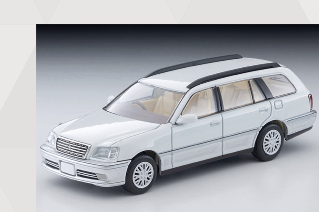 預訂 Pre Order - Tomytec LV-N378a Toyota Crown Estate Royal Saloon (White/Silver)