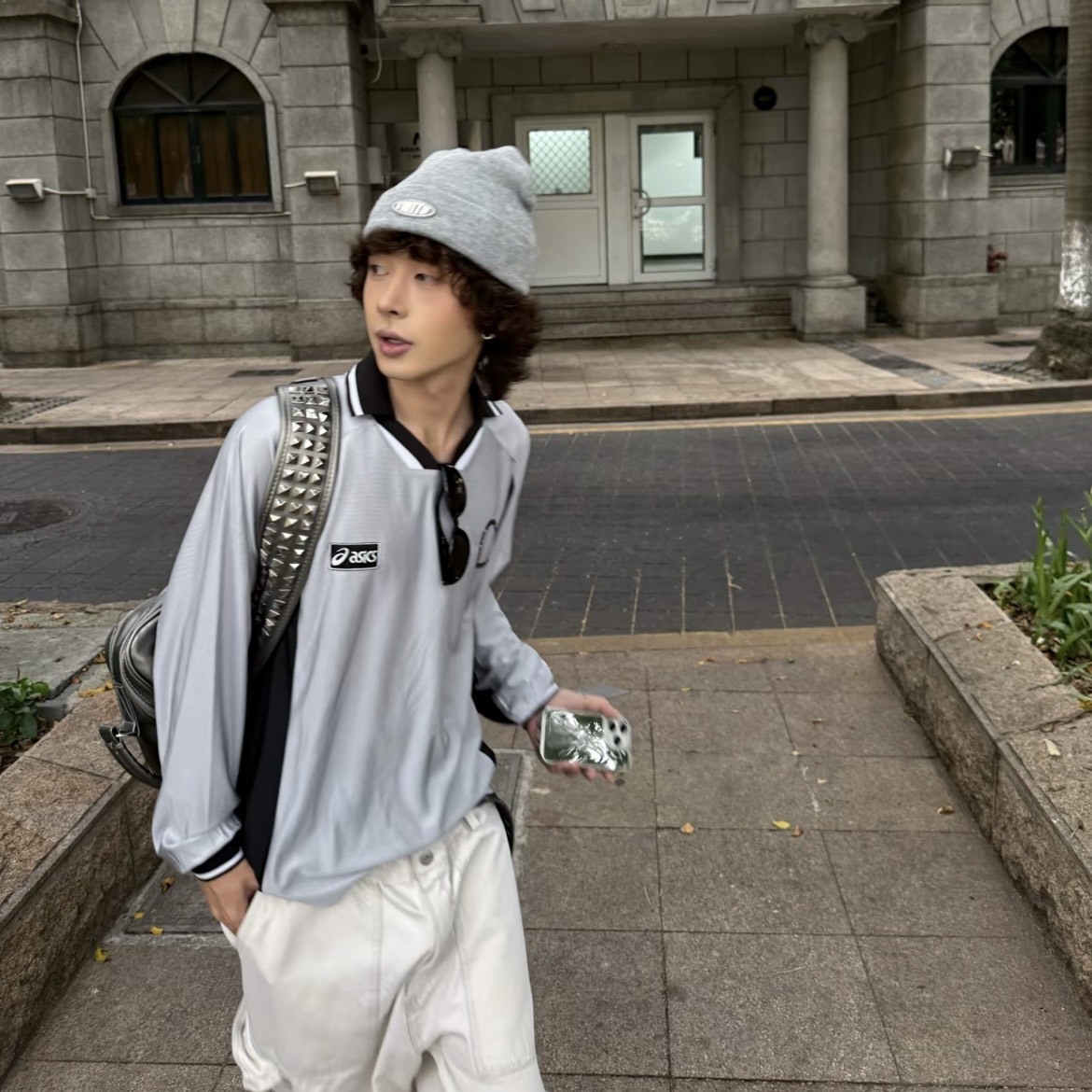 【代購】ASICS Game 针织复古长袖足球衣  復古足球衣｜針織長袖｜男女同款