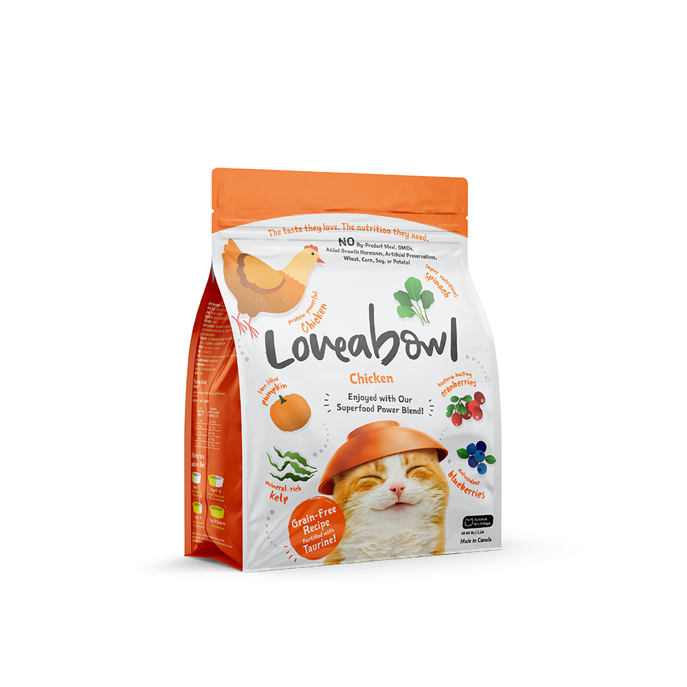Loveabowl 無穀物全貓糧| 走地雞肉| 1kg