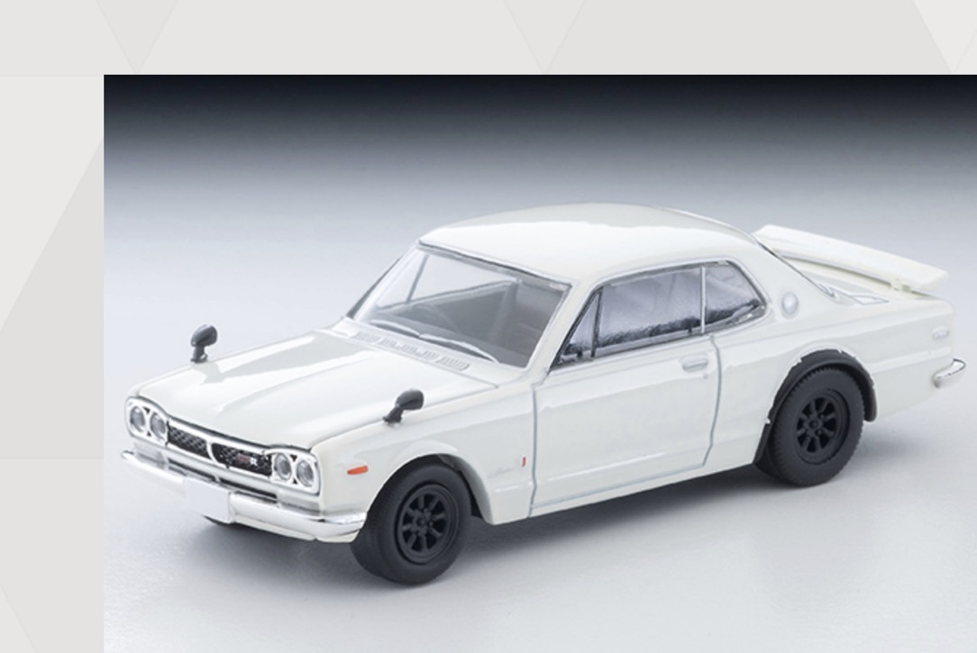 預訂 Pre Order - Tomytec LV-N380a 1972 Nissan Skyline HT 2000 GT-R RS WATANABE(White)