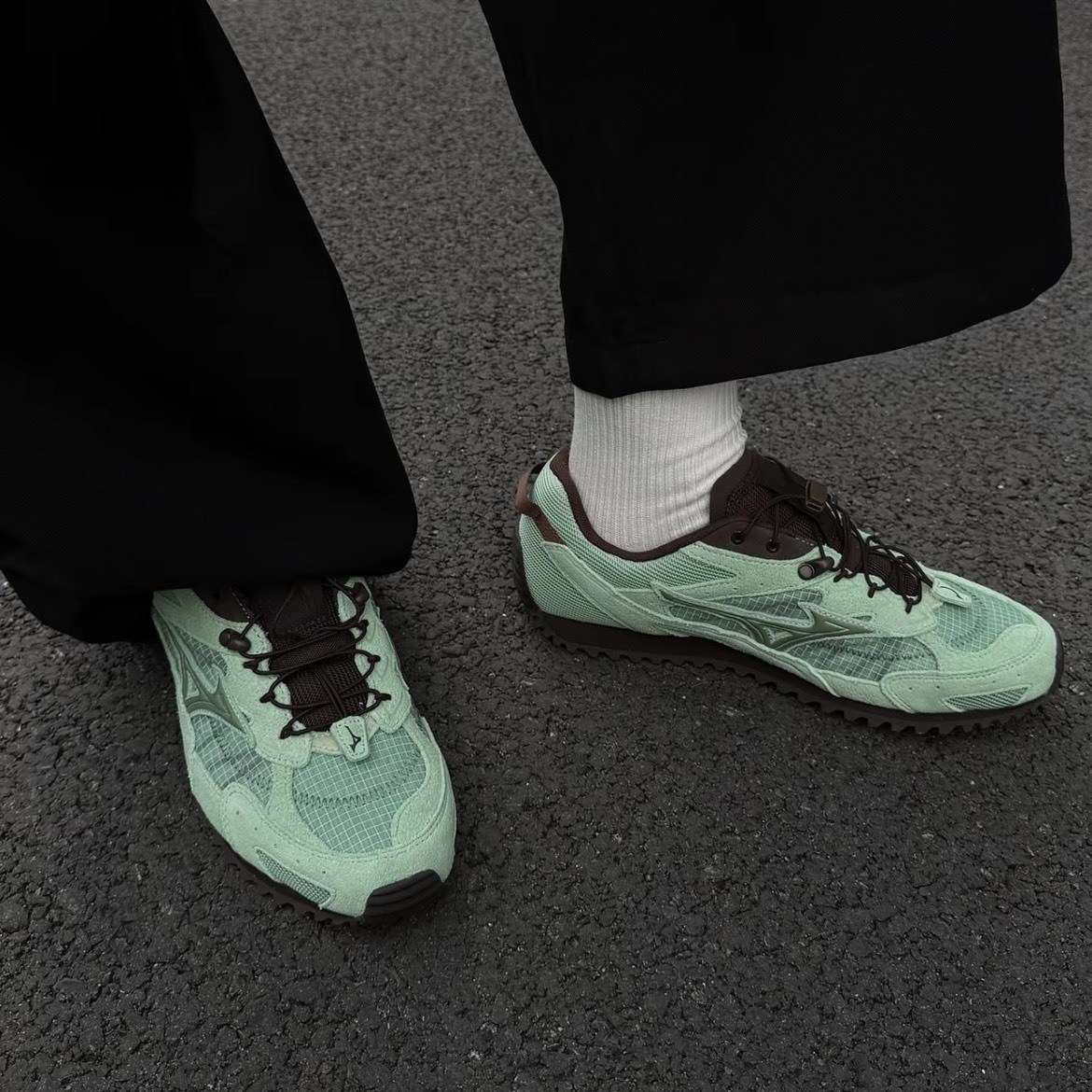 【代購】Mizuno LG 60S TL  青霧松｜春夏戶外風｜薄底休閒鞋｜男女同款