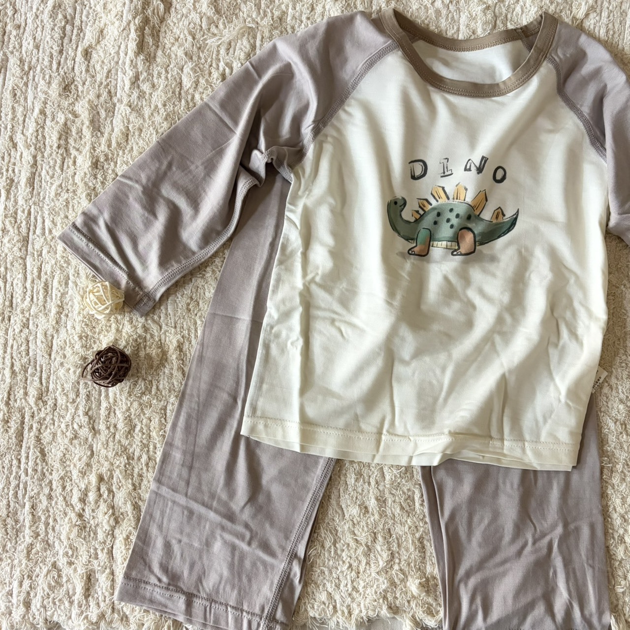 冰絲涼感塗鴉恐龍