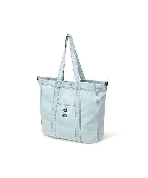 【AAPE 】0501發售 AAPE NOW DENIM 2WAY TOTE BAG