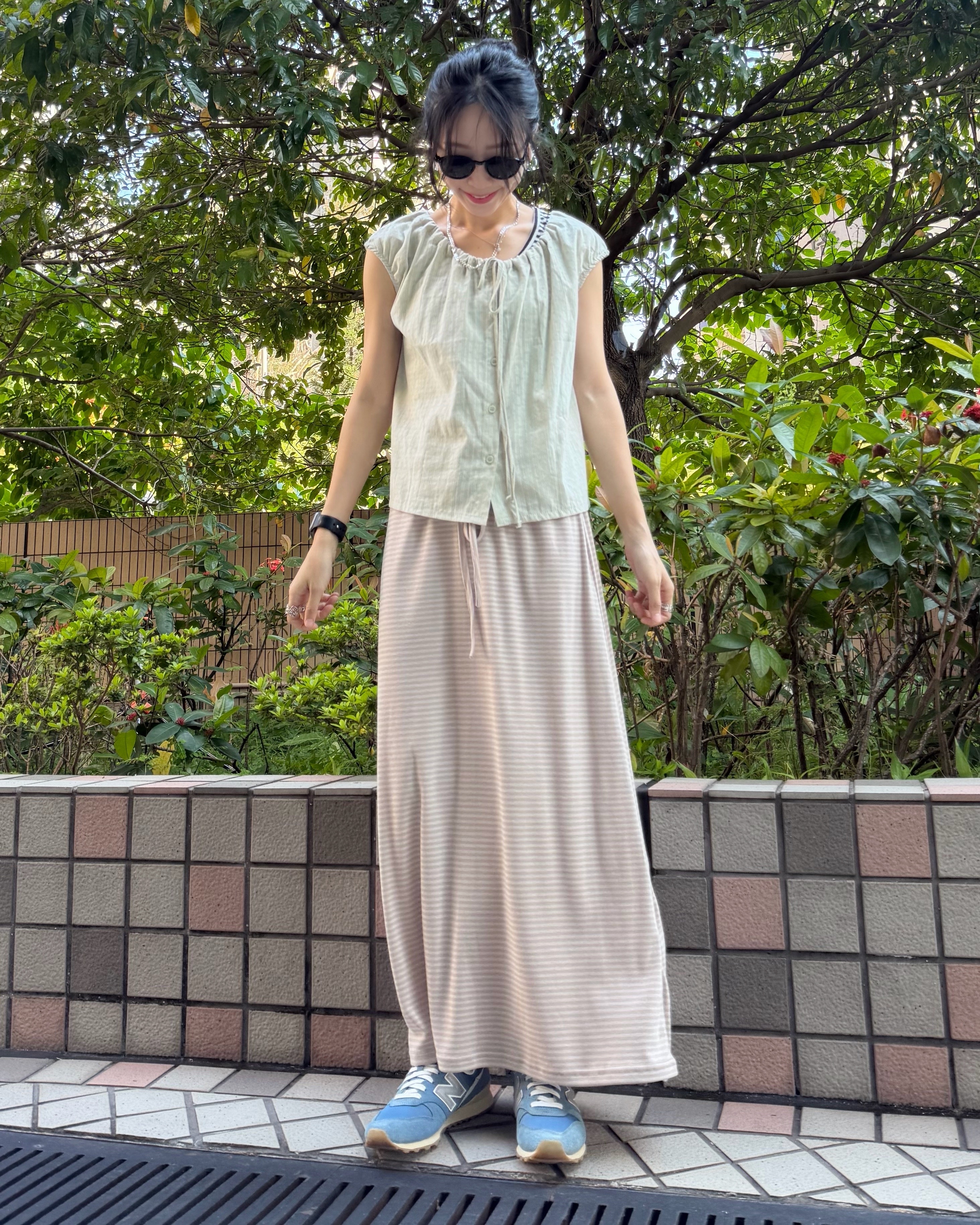 5月新品♥寬鬆鈕扣設計Top