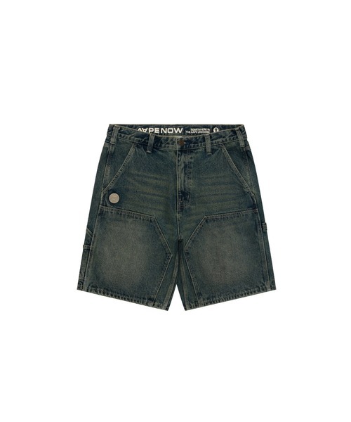 【AAPE 】0501發售 AAPE NOW DENIM WORK SHORTS