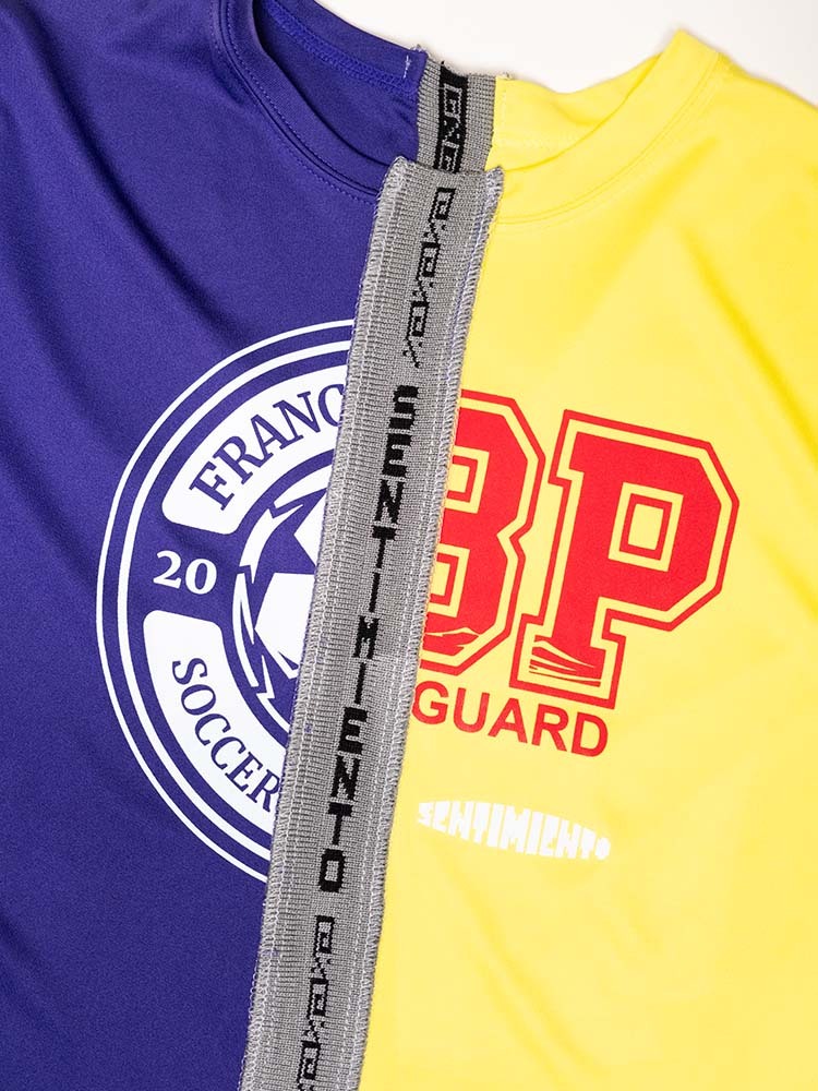 Split Jersey - Purple/Yellow