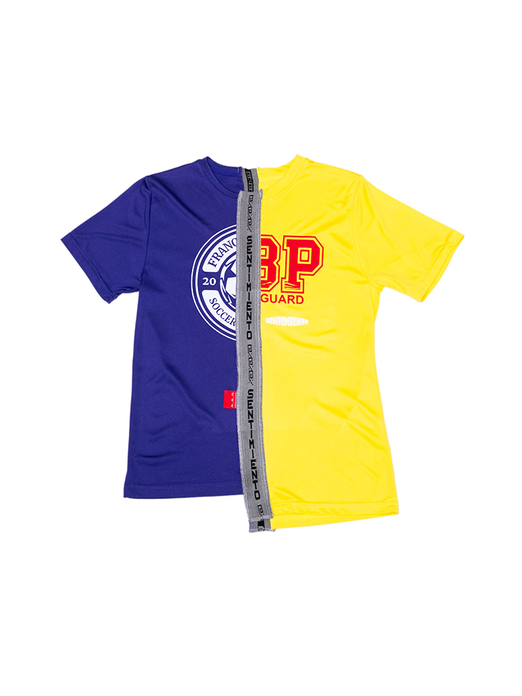 Split Jersey - Purple/Yellow