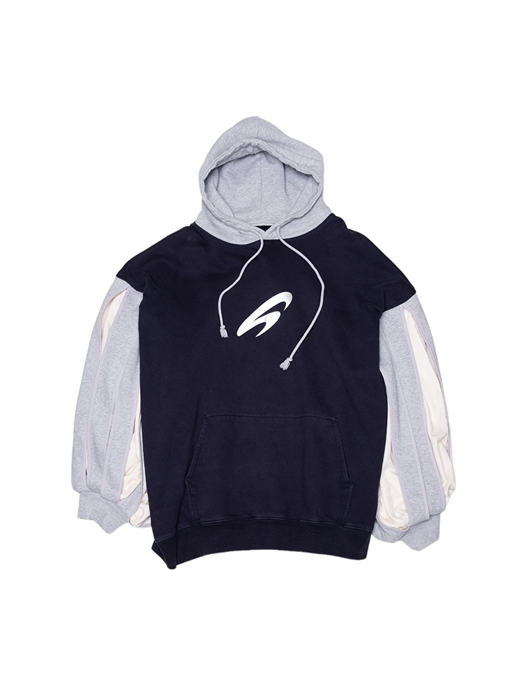 Miranda Hoodie - Black/Gray