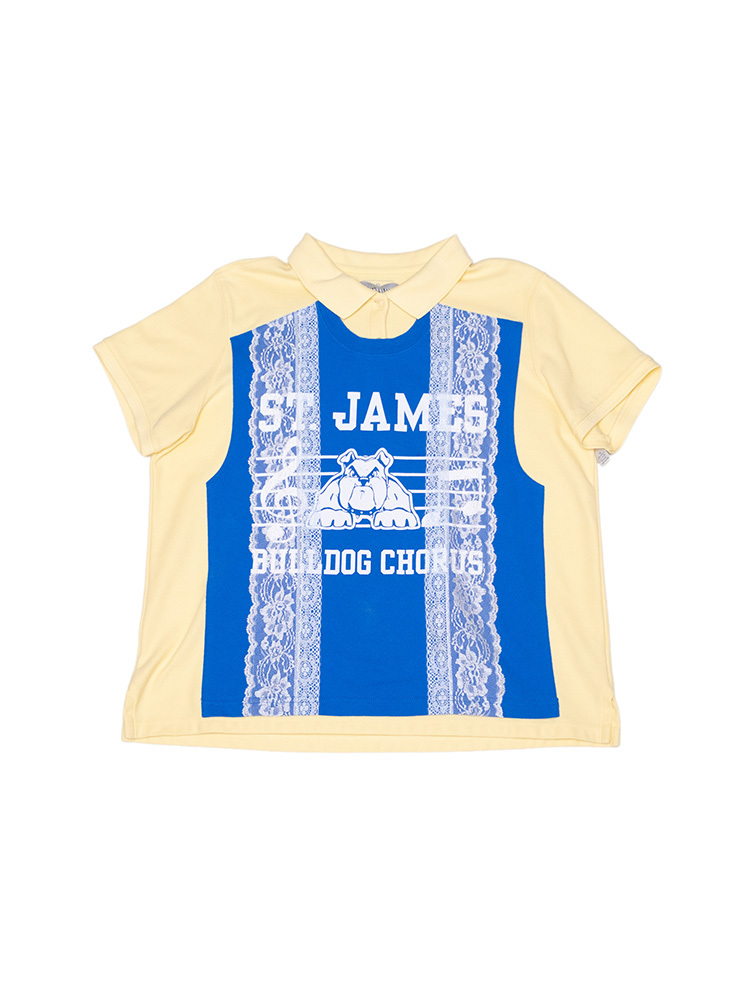 Double Polo - Blue/Yellow