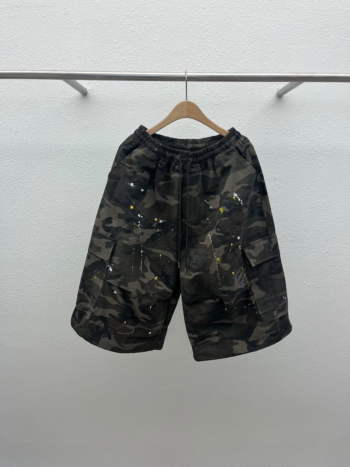 潑墨迷彩工裝短褲 TAC-A-011P